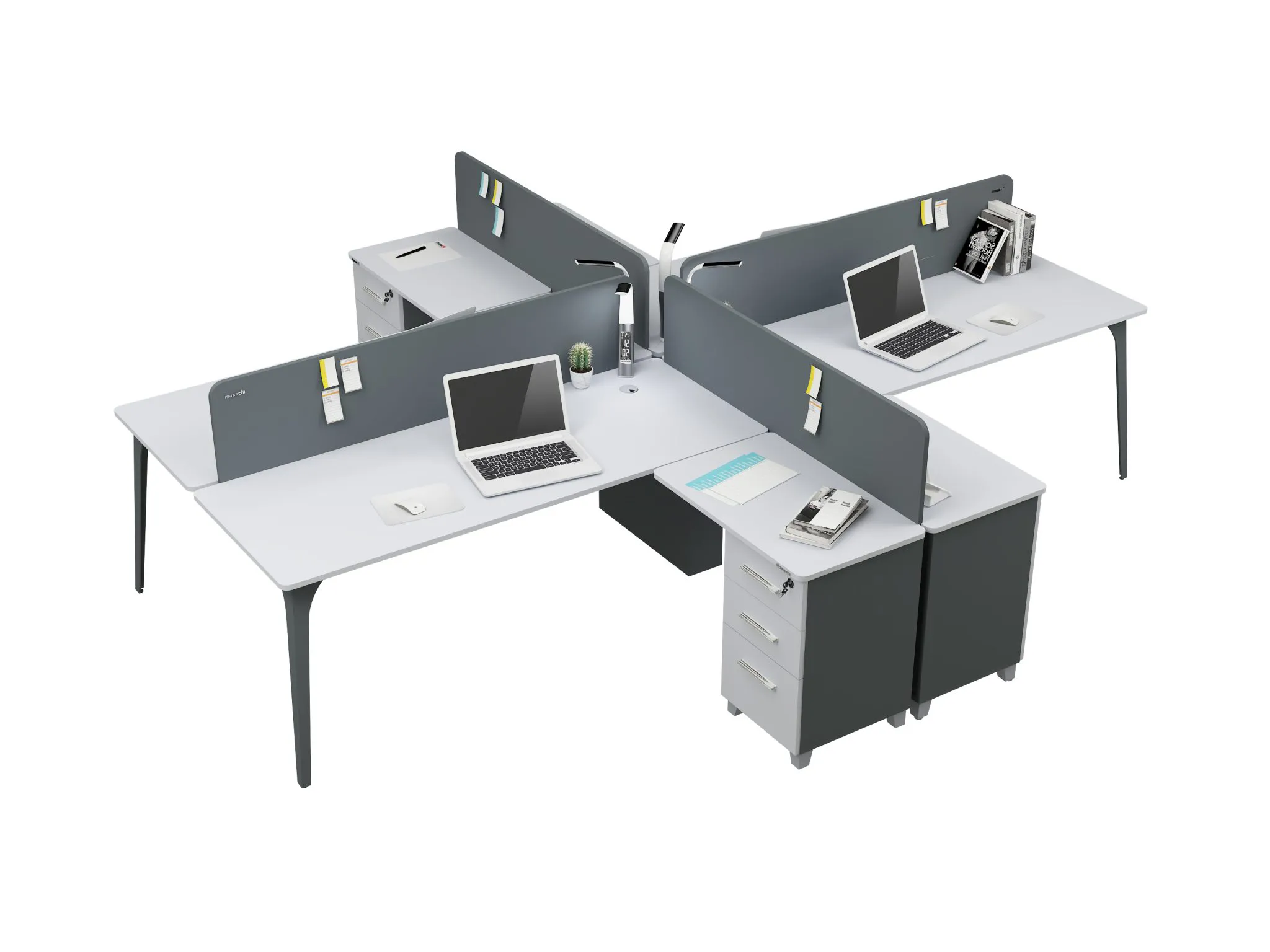 Dörtlü Çalışma Masası